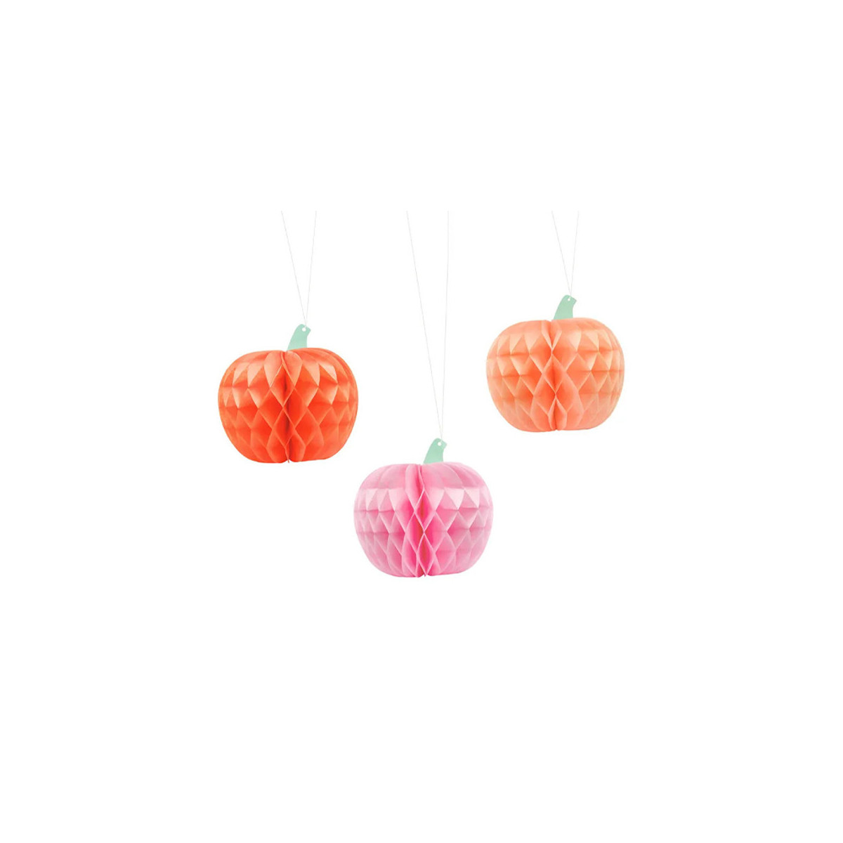 Halloween Pumpkin Hanging Decoarations - Pack of 3 Halloween Pumpkin Hanging Decoarations - Pack of 3