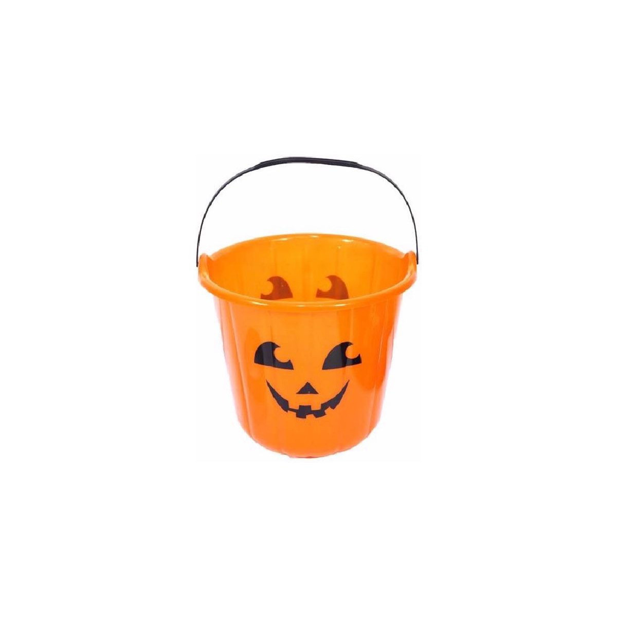 Plastic Halloween Pumpkin Bucket
