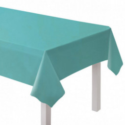 Light Blue Plastic Tablecover