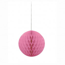 Hot Pink Honeycomb Ball Decoration
