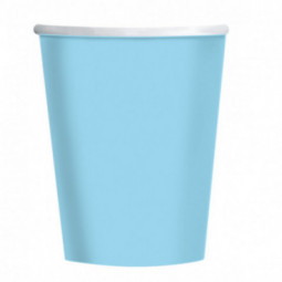 Light Blue Paper Cups
