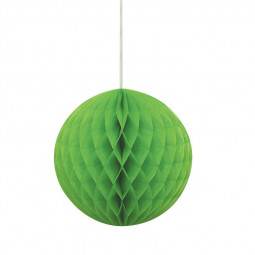 Lime Green Honeycomb Ball Decoration