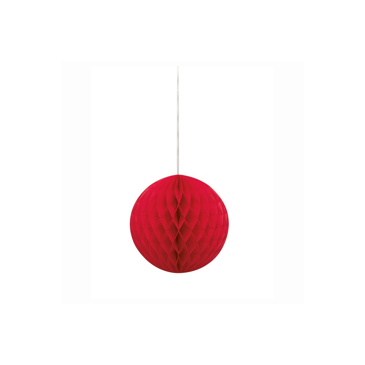 Red Honeycomb Ball Decoration Red Honeycomb Ball Decoration