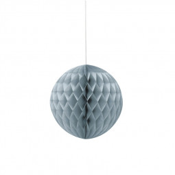 Silver Honeycomb Ball Decoration
