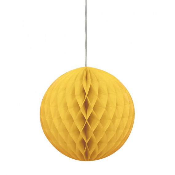 Yellow Honeycomb Ball Decoration Yellow Honeycomb Ball Decoration