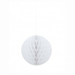 White Honeycomb Ball Decoration