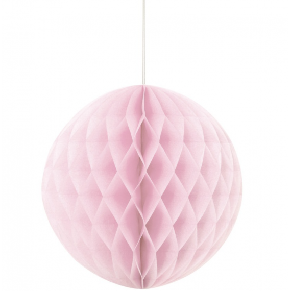 Light Pink Honeycomb Ball Decoration Light Pink Honeycomb Ball Decoration