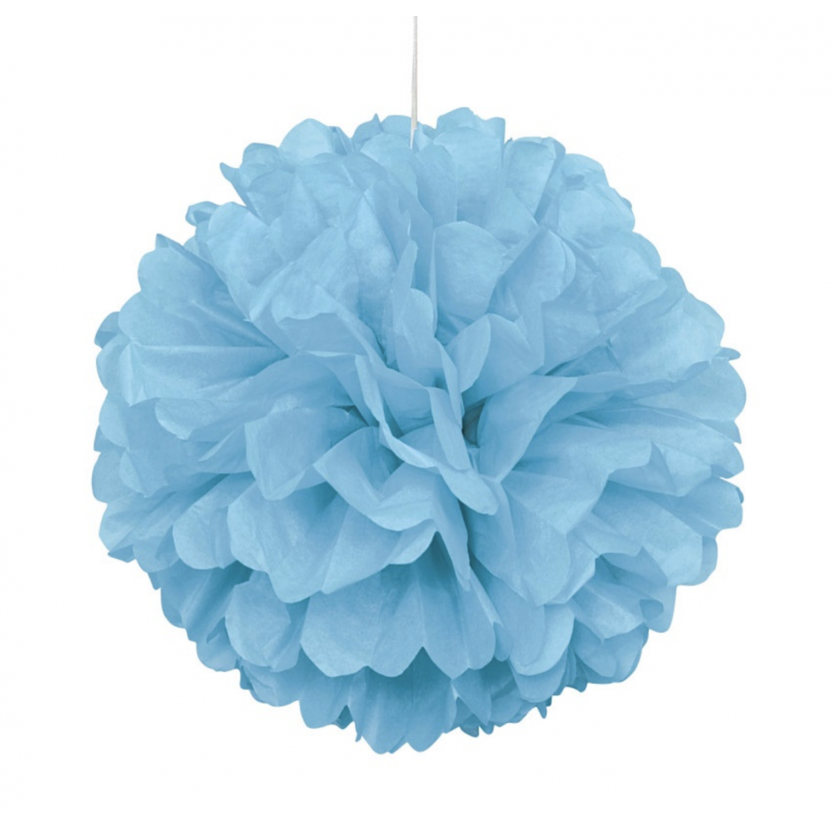 Light Blue Tissue Paper Pom Pom Decoration Light Blue Tissue Paper Pom Pom Decoration