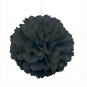 Black Tissue Paper Pom Pom Decoration
