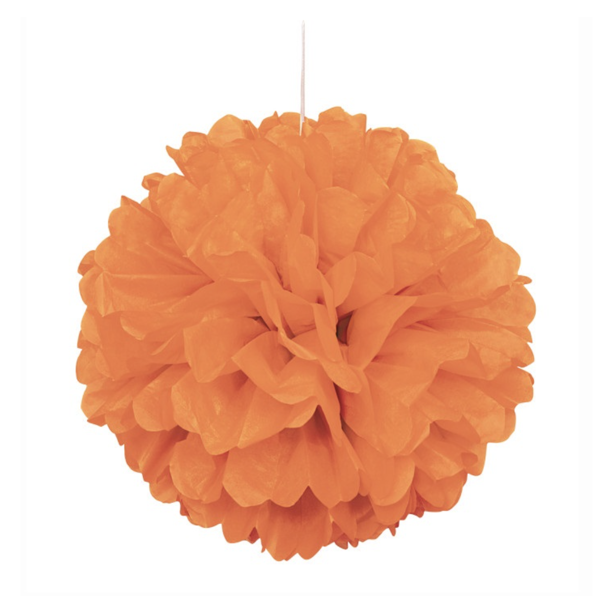 Orange Tissue Paper Pom Pom Decoration Orange Tissue Paper Pom Pom Decoration