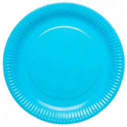 Light Blue Paper Plates