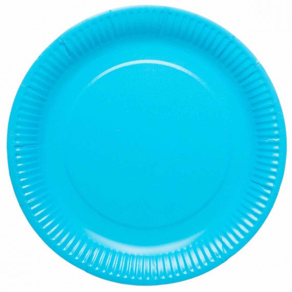 Light Blue Paper Plates