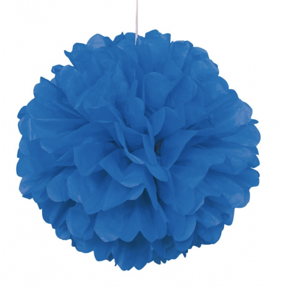 Dark Blue Tissue Paper Pom Pom Decoration Dark Blue Tissue Paper Pom Pom Decoration