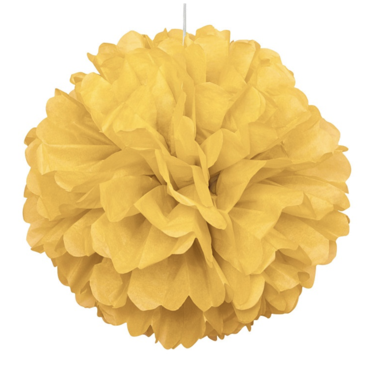 Yellow Tissue Paper Pom Pom Decoration Yellow Tissue Paper Pom Pom Decoration