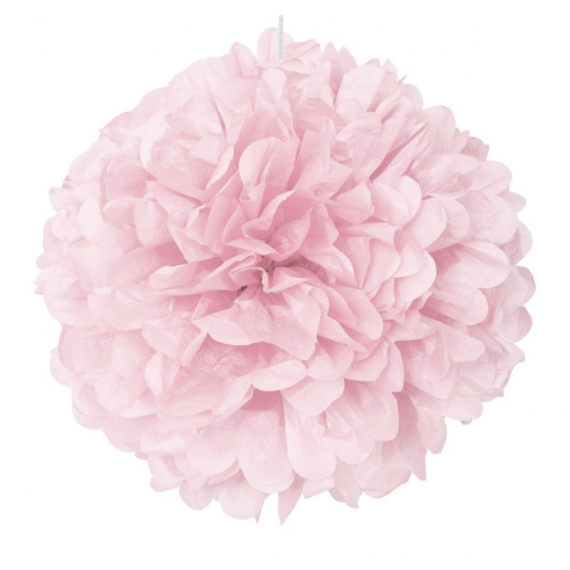 Light Pink Tissue Paper Pom Pom Decoration Light Pink Tissue Paper Pom Pom Decoration