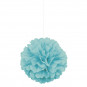 3 Teal Tissue Paper Pom Pom Decorations 3 Teal Tissue Paper Pom Pom Decorations