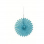 3 Teal Paper Fan Decorations 3 Teal Paper Fan Decorations