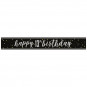 Black 13th Birthday Banner Black 13th Birthday Banner