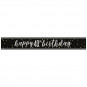 Black 40th Birthday Banner Black 40th Birthday Banner