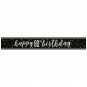 Black 90th Birthday Banner Black 90th Birthday Banner