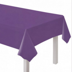 Purple Plastic Tablecover