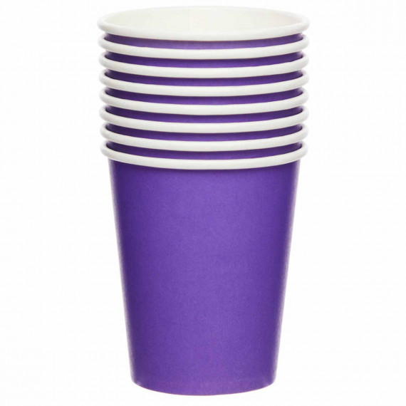 Purple Paper Cups