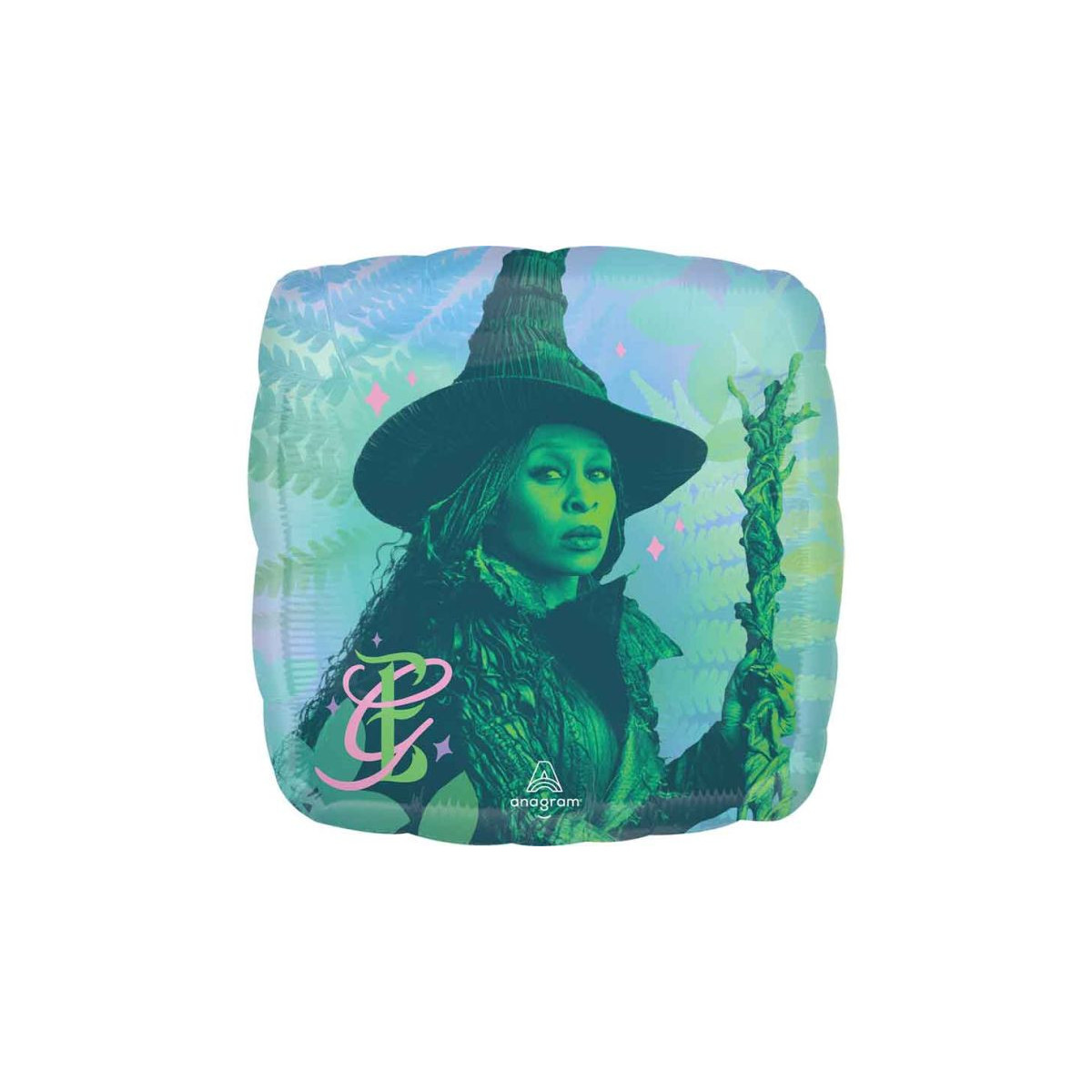 Wicked Square Foil Balloon - Inflated