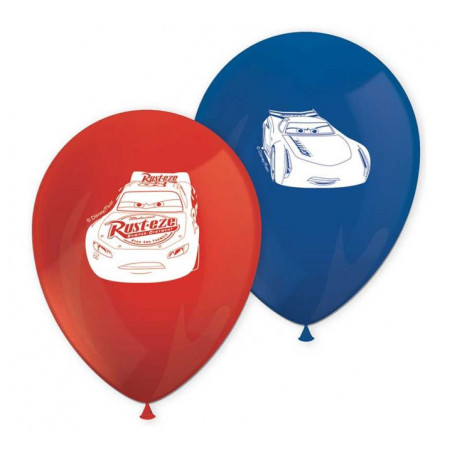 Cars Latex Balloons - Inflation Options
