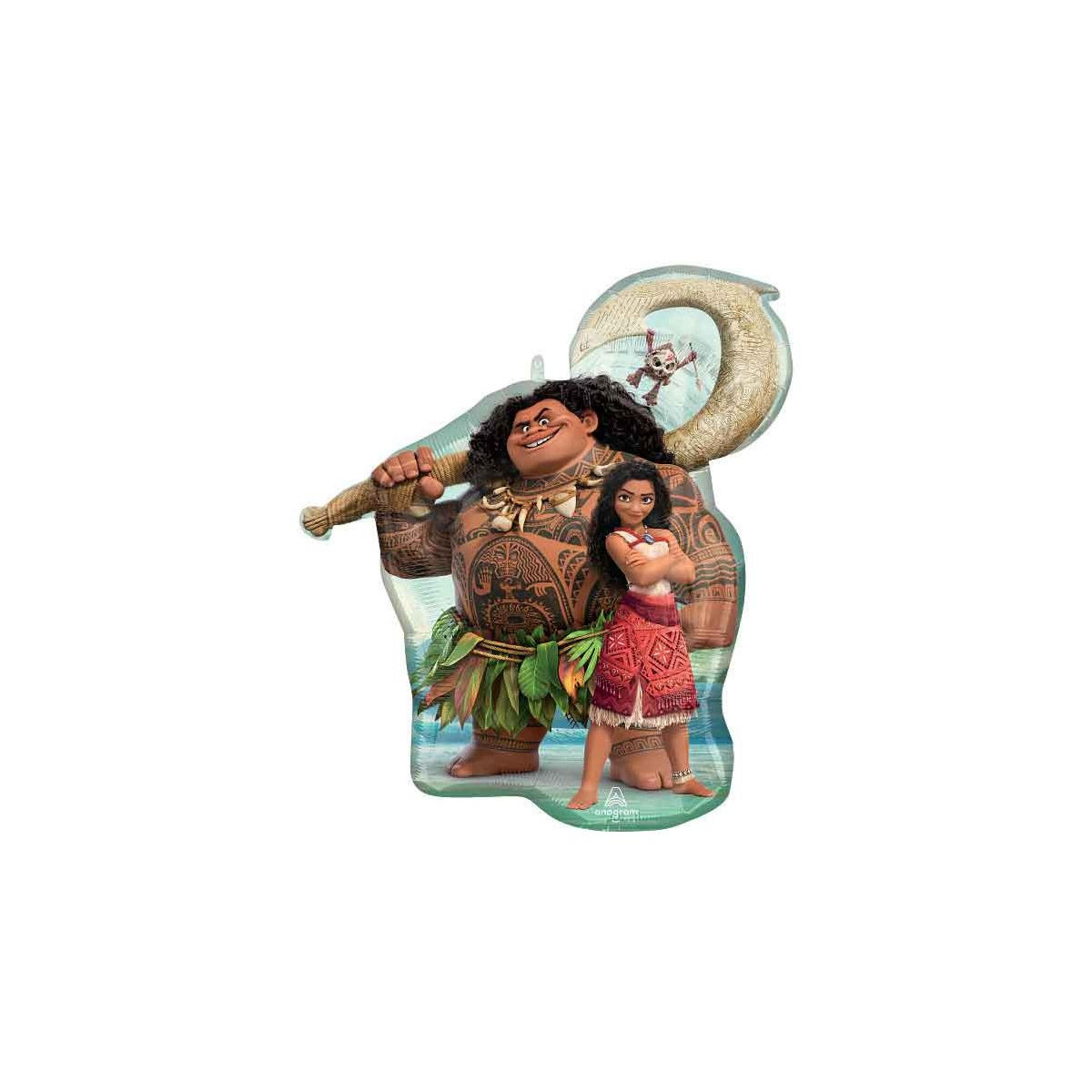 Moana SuperShape Foil Balloon - Inflated