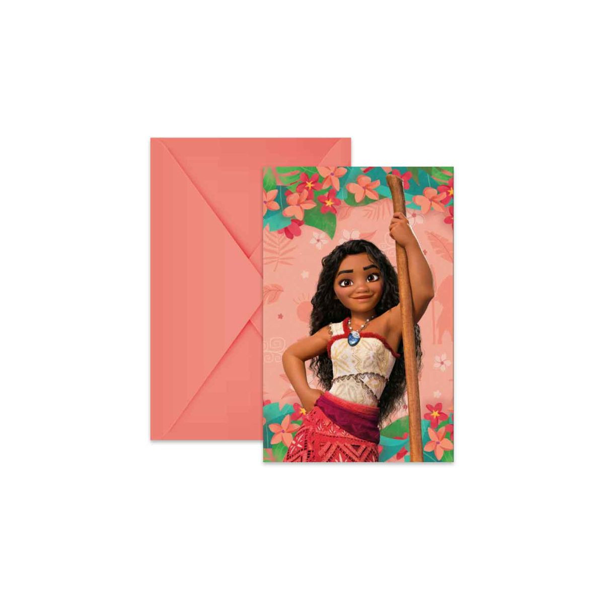 Moana Invitations - Pack of 6