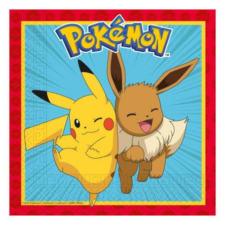 Pokemon Paper Napkins - Pack of 20
