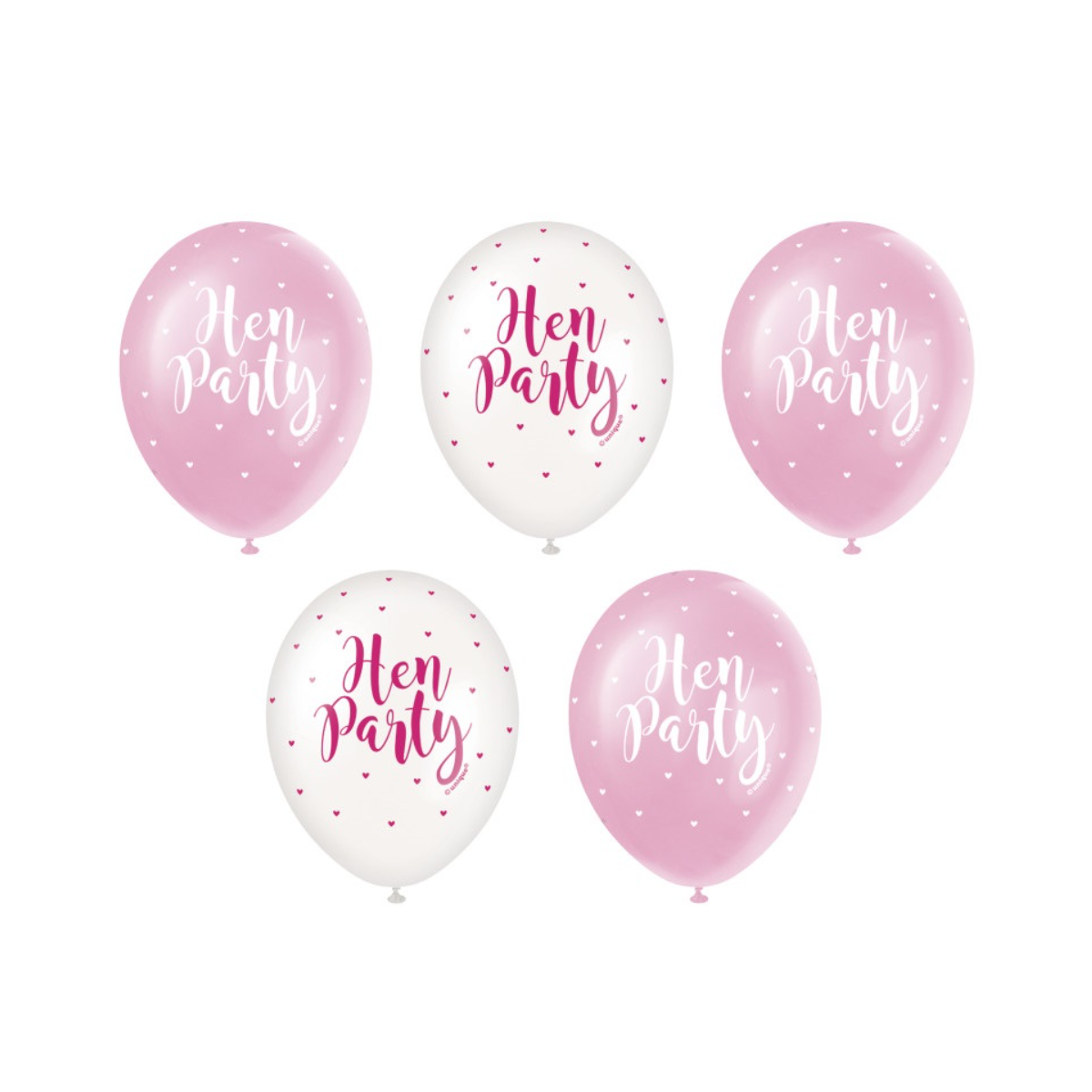 Hen Party Latex Balloons - Inflation Options