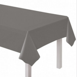 Silver Plastic Tablecover
