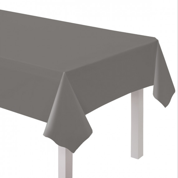 Silver Plastic Tablecover