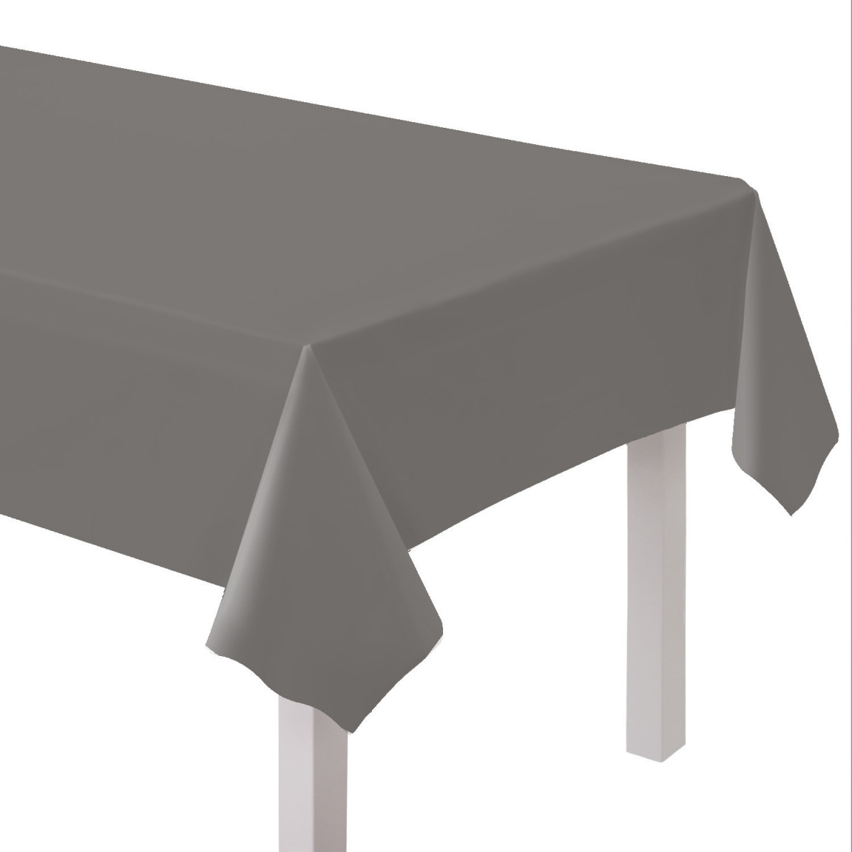 Silver Plastic Tablecover