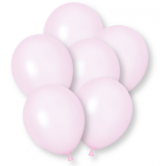 Plain Rich Pink Latex Balloons - Inflation Options