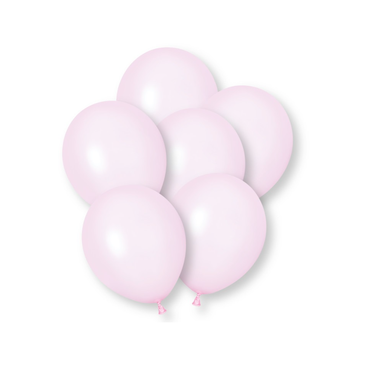 Plain Rich Pink Latex Balloons - Inflation Options