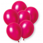Plain Fuchsia Pink Pearl Latex Balloons - Inflation Options