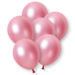 Plain Pink Pearl Latex Balloons - Inflation Options