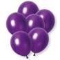 Plain Dark Purple Pearl Latex Balloons - Inflation Options