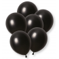 Plain Black Pearl Latex Balloons - Inflation Options