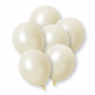 Plain Ivory Pearl Latex Balloons - Inflation Options