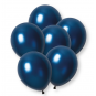 Plain Navy Pearl Latex Balloons - Inflation Options