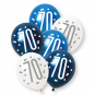Blue Age 70 Latex Balloons - Inflation Options