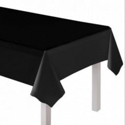 Black Plastic Tablecover