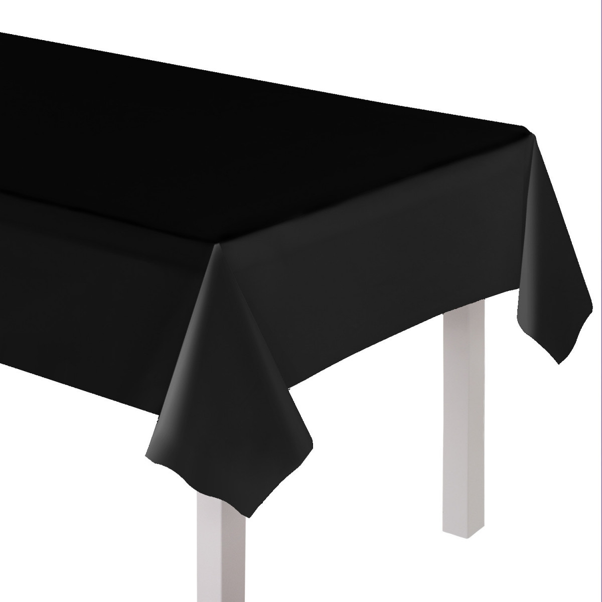 Black Plastic Tablecover Black Plastic Tablecover