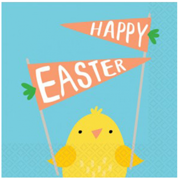 Happy Easter Small Paper Napkins