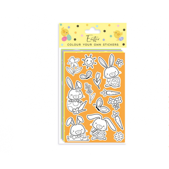 Easter Colour Your Own Stickers