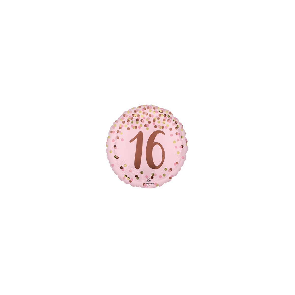Pretty Pink 16 Round Foil Balloon - Inflated