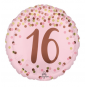 Pretty Pink 16 Round Foil Balloon - Inflated